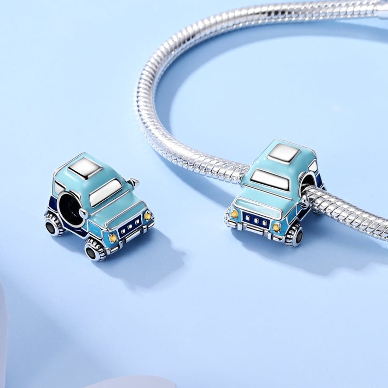 Blue Adventure Jeep Charm