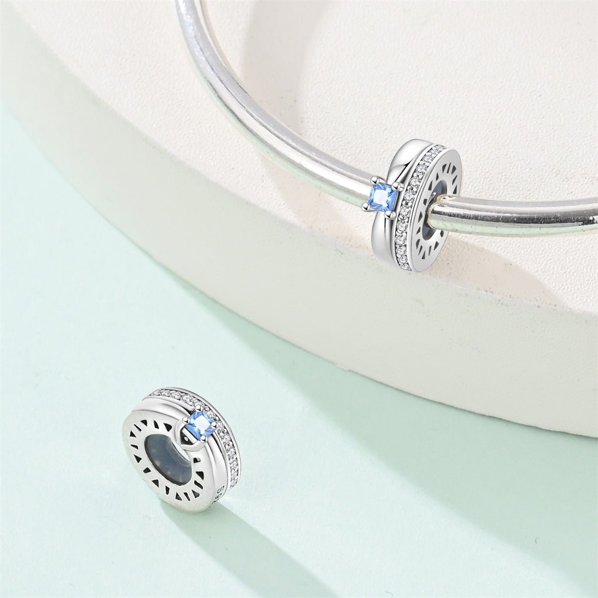 Blue Ring-Style Charm