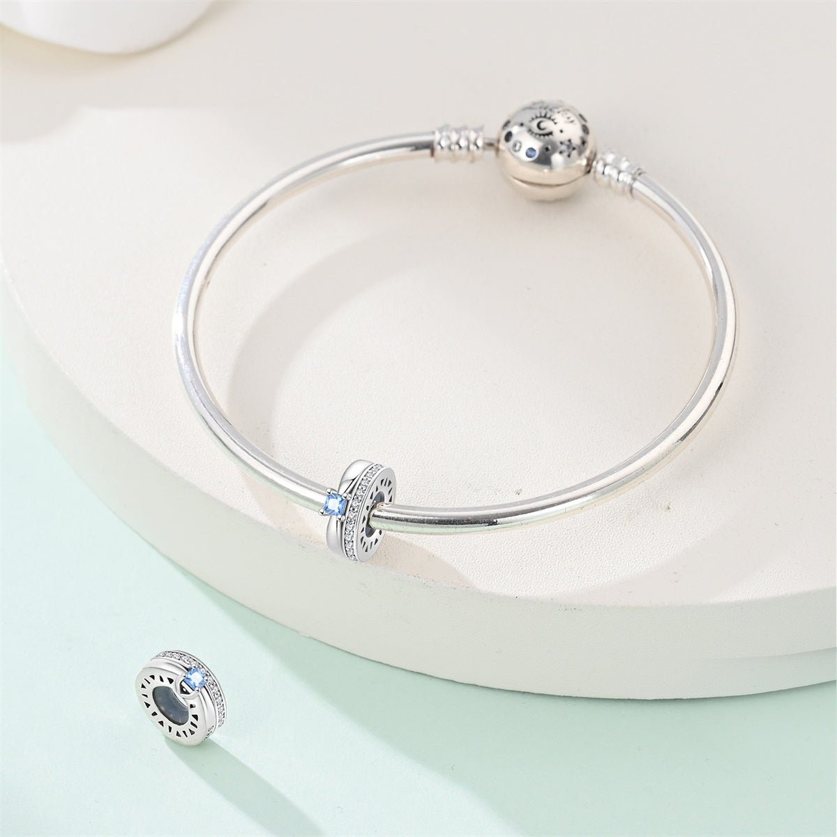 Blue Ring-Style Charm