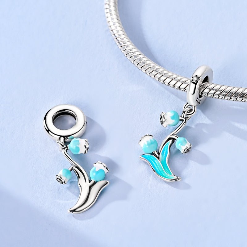 Bluebell Flower Dangle Charm