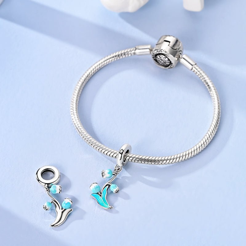 Bluebell Flower Dangle Charm