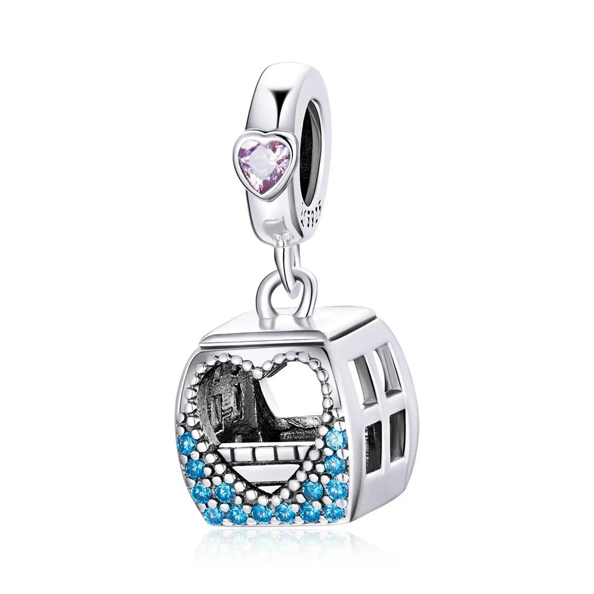 Cable Car Dangle Charm