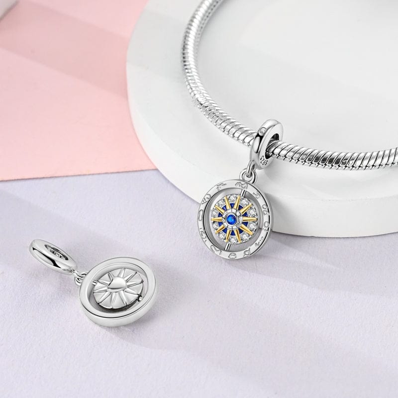 Spinning Compass Dangle Charm