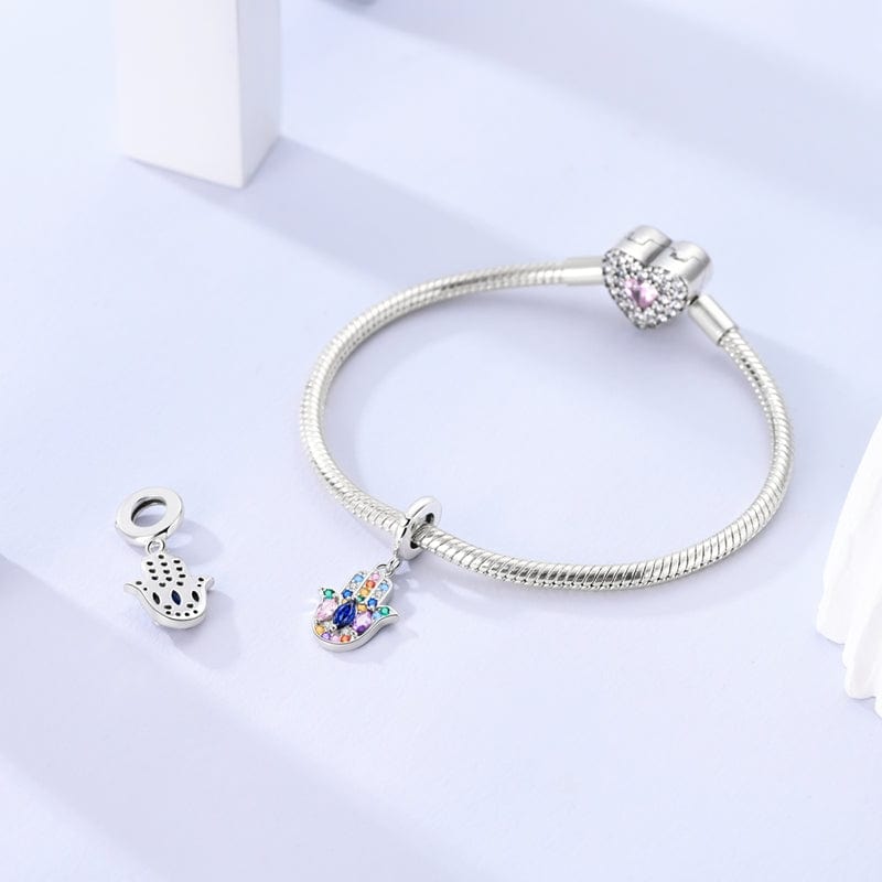Protective Hamsa Hand Dangle Charm
