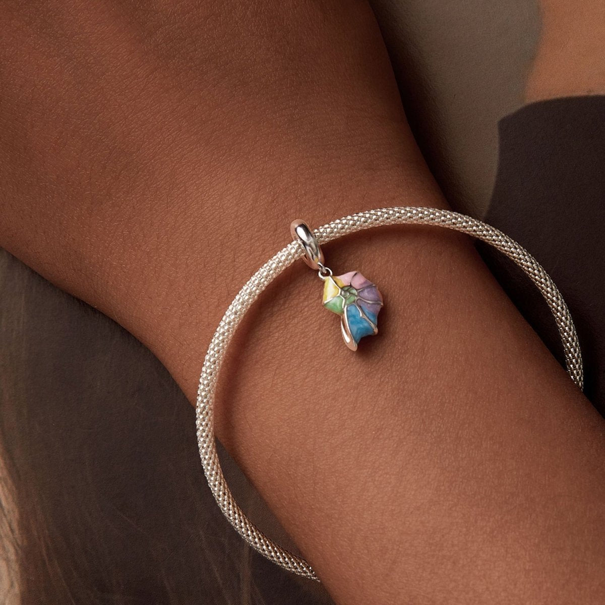 Colorful Seashell Dangle Charm