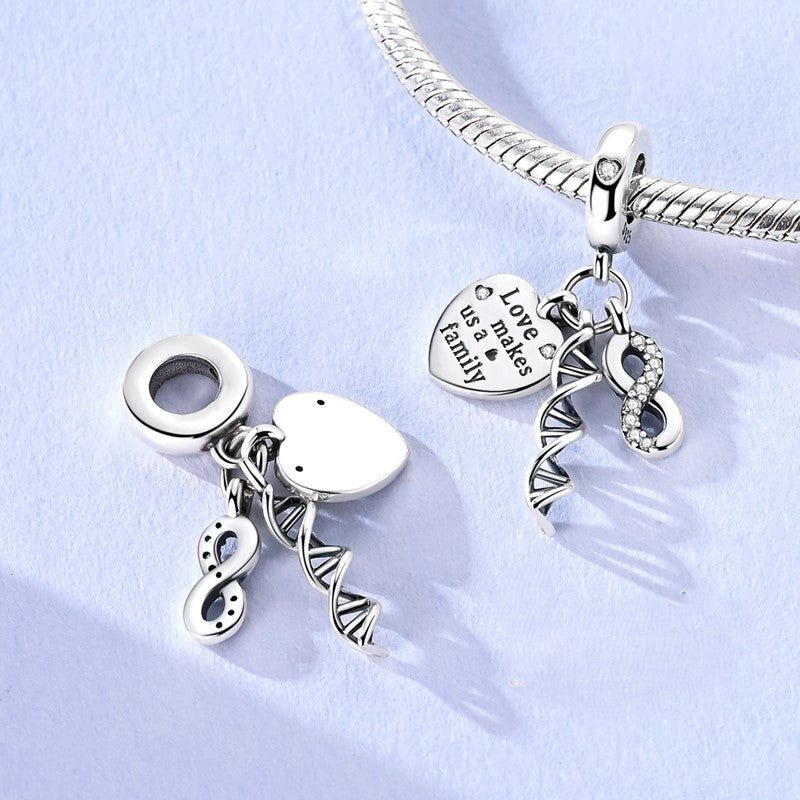 DNA Infinity Family Love Dangle Charm