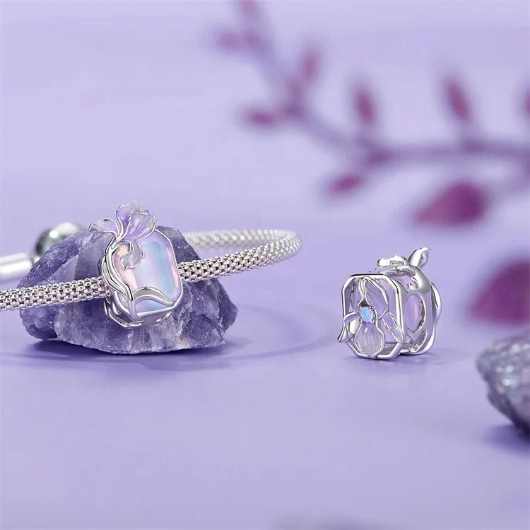 Enchanted Orchid Blossom Charm