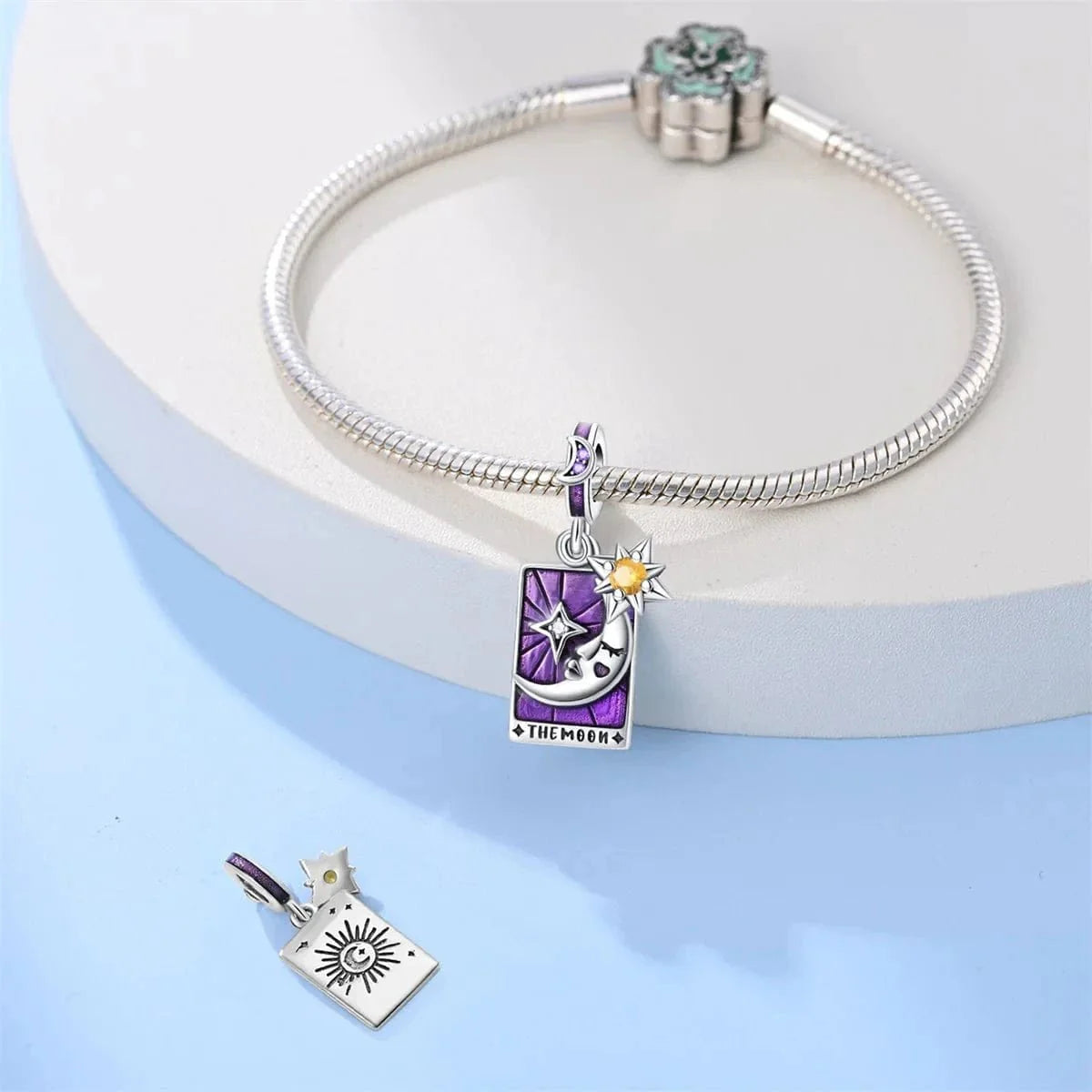 Enchanting Moon Tarot Card Charm