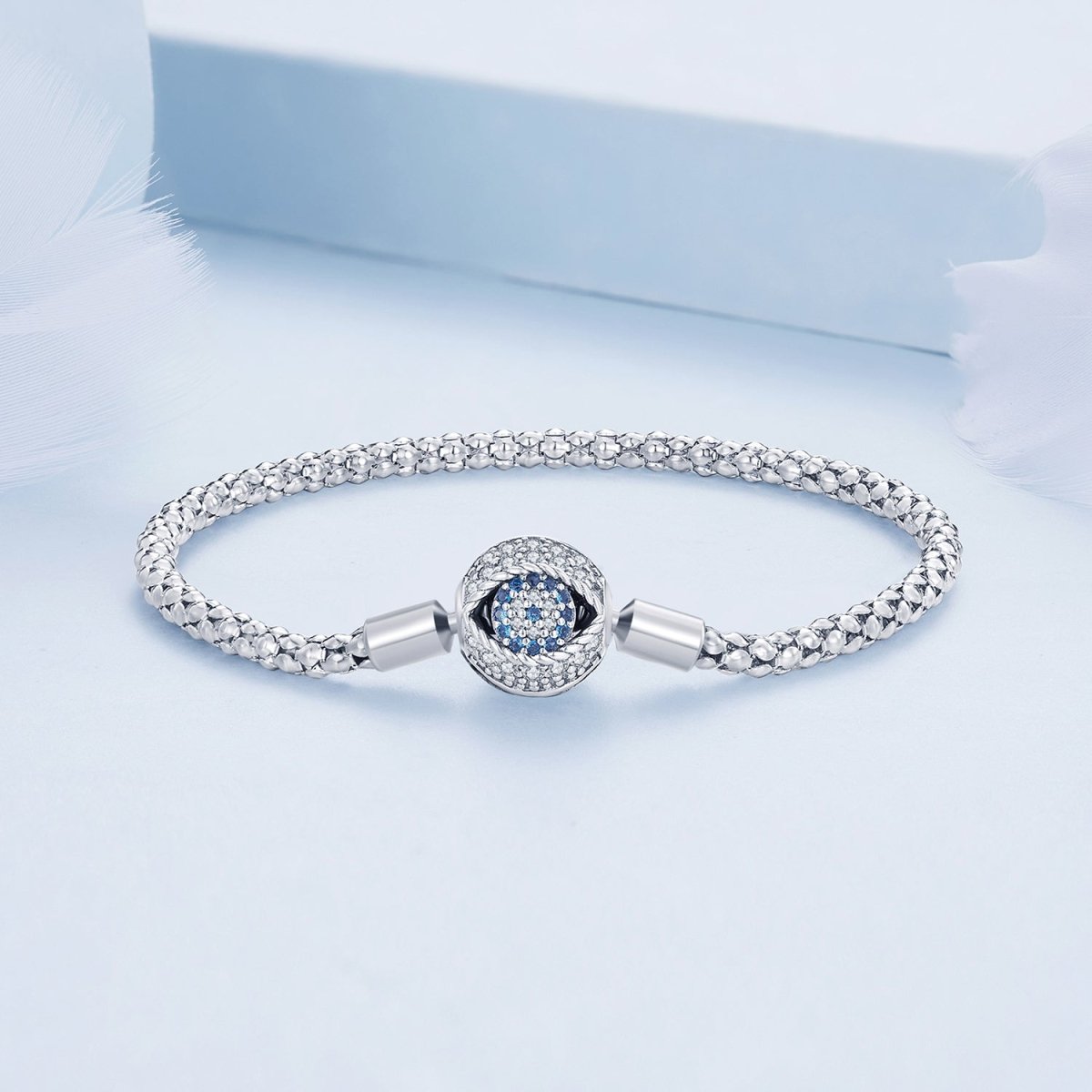 Evil Eye Sparkle Charm Bracelet