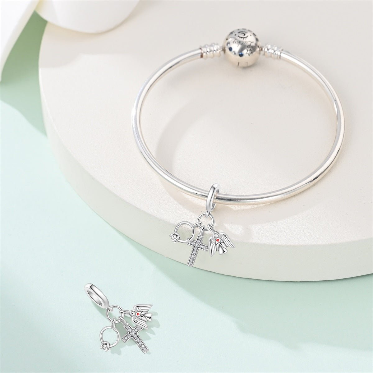 Faith, Hope & Love Dangle Charm