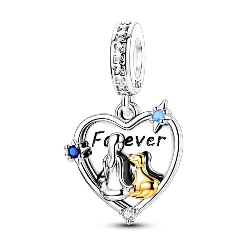 Forever & Always Heart Locket Dangle Charm