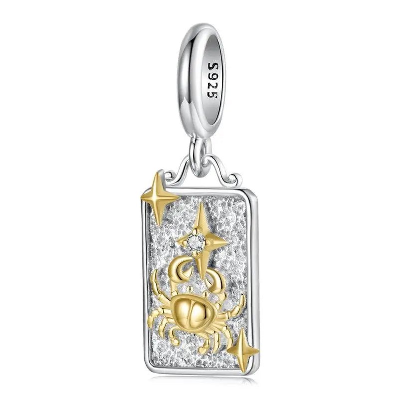 Gold & Silver Astrology Signs Zodiac Constellation Charms