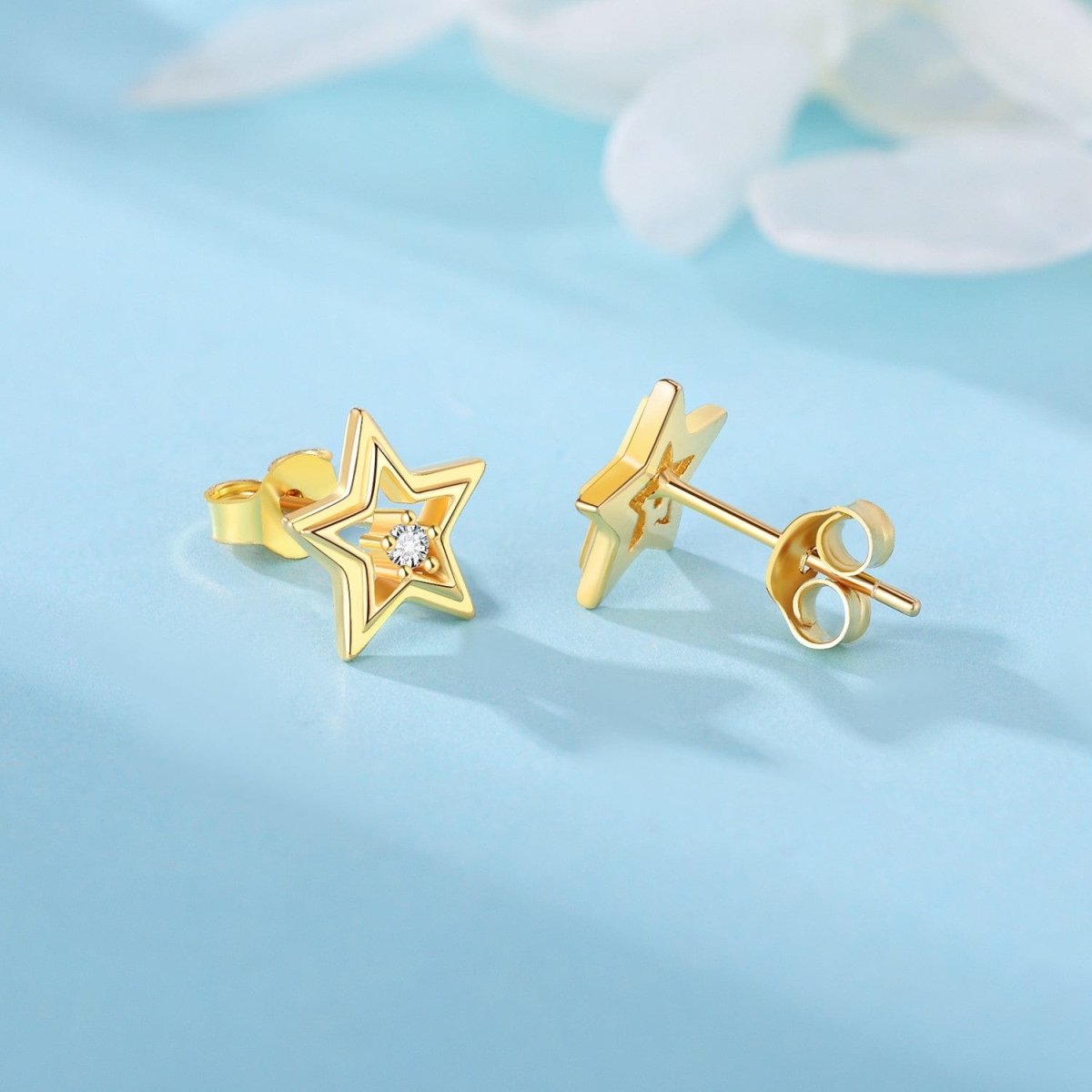 Golden Starlight Studs