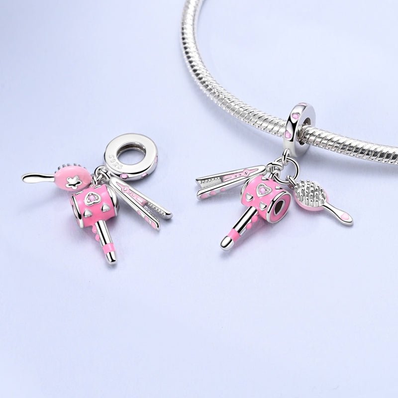Hairdresser's Styling Tools Triple Dangle Charm