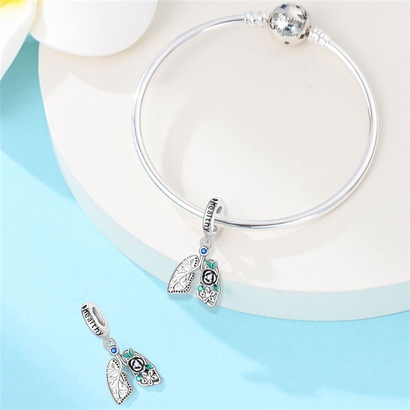 Healthy Lungs Dangle Charm