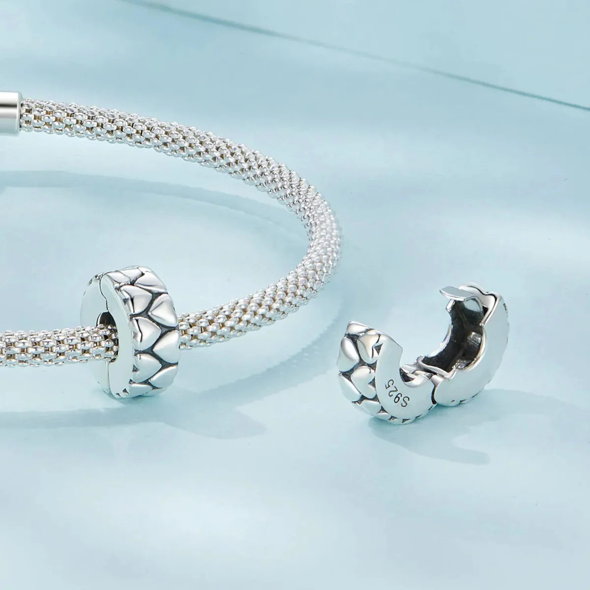 Heart Pattern Clip Charm