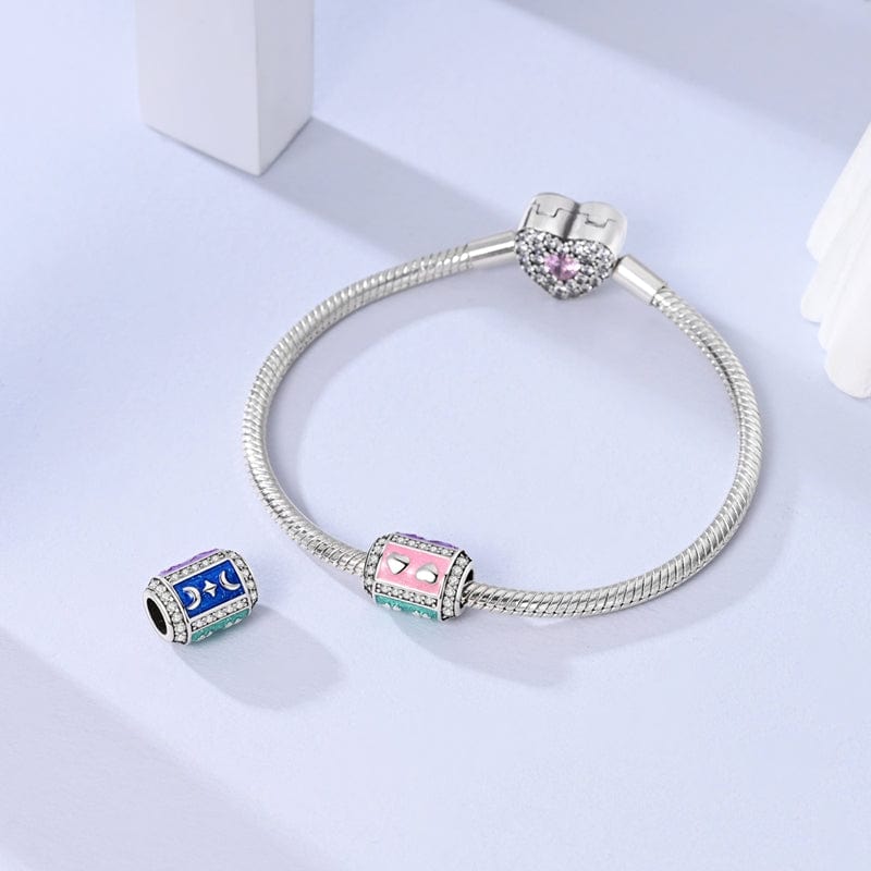 Hearts & Sparkle Colorful Band Charm