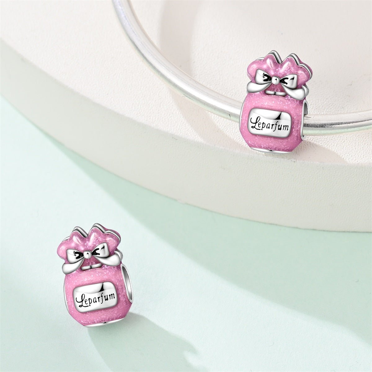 Le Parfum Pink Perfume Bottle Charm