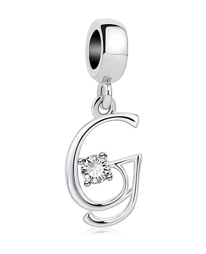 Elegant Crystal Letter A~Z Alphabet Charm