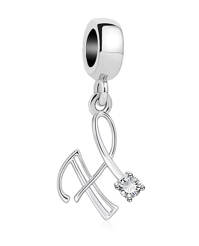 Elegant Crystal Letter A~Z Alphabet Charm