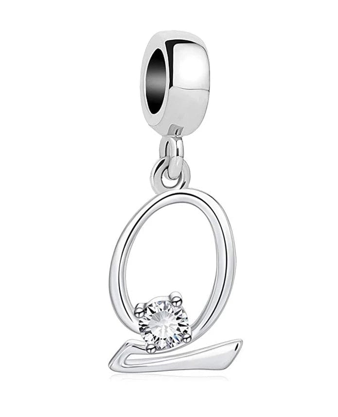 Elegant Crystal Letter A~Z Alphabet Charm