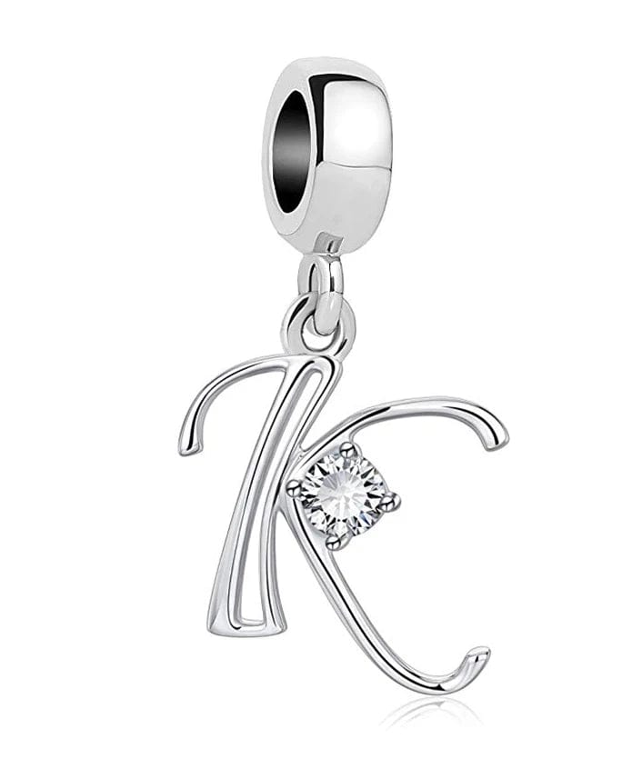 Elegant Crystal Letter A~Z Alphabet Charm