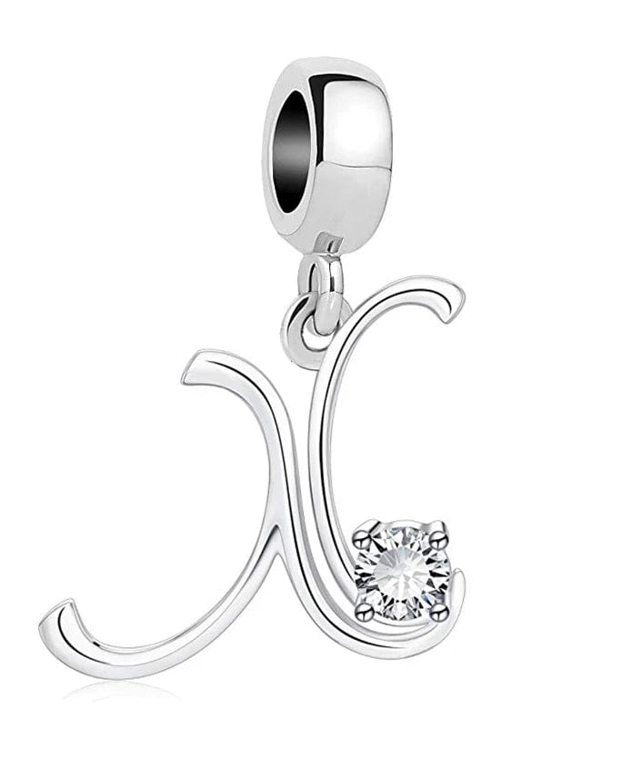 Elegant Crystal Letter A~Z Alphabet Charm