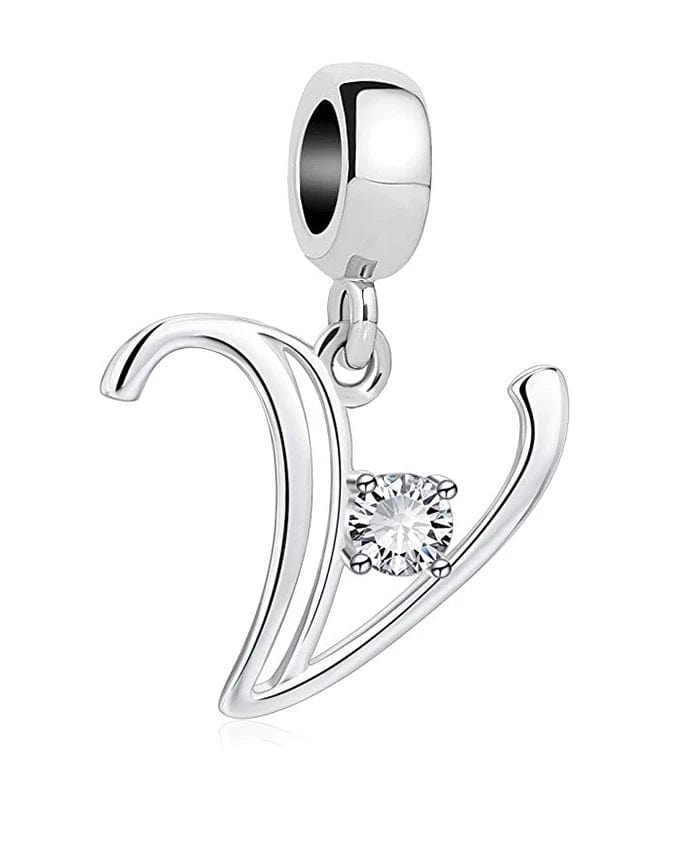 Elegant Crystal Letter A~Z Alphabet Charm