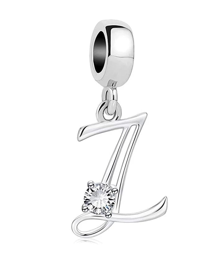 Elegant Crystal Letter A~Z Alphabet Charm