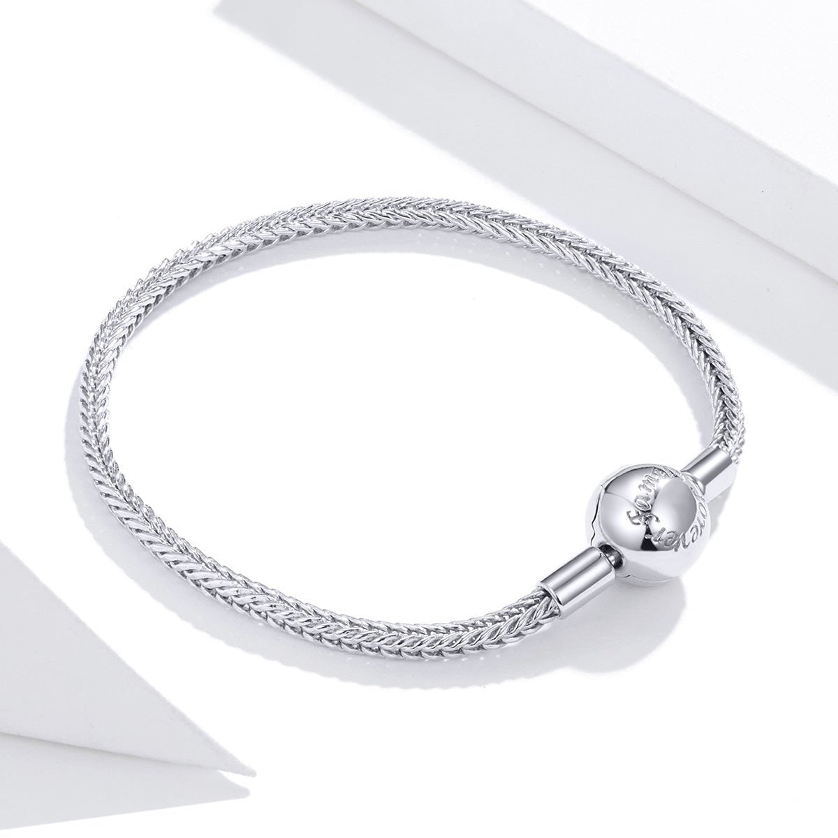 Love Forever Braided Charm Bracelet