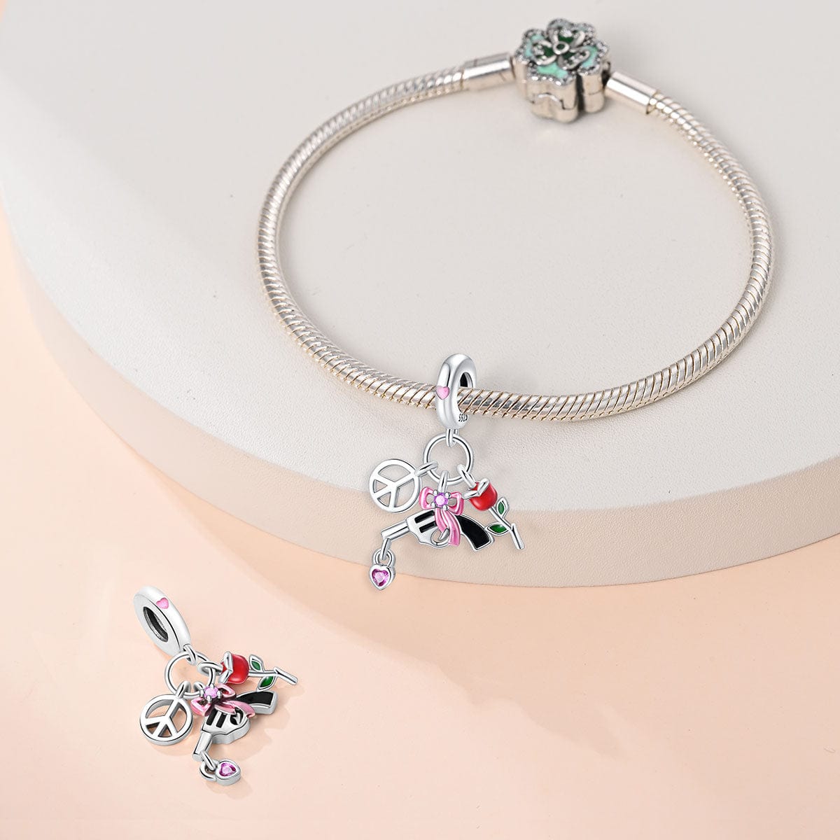 Love, Peace, and Rebellion Charm
