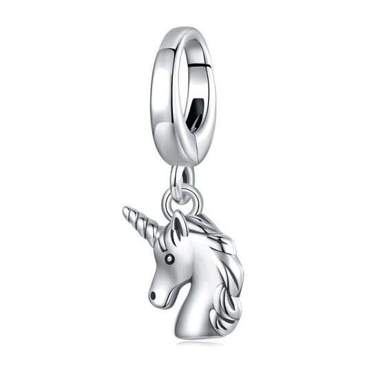 Magical Unicorn Head Dangle Charm