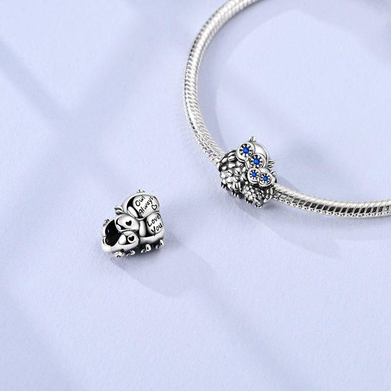 Sparkling Owl Charm