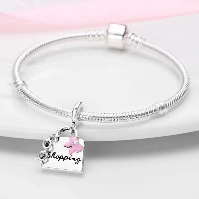 Shopping Bag Dangle Charm