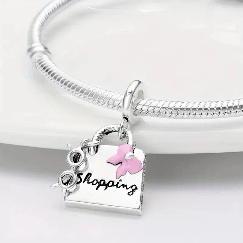 Shopping Bag Dangle Charm