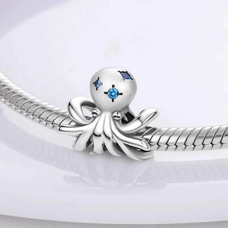 Smilling Octopus Charm