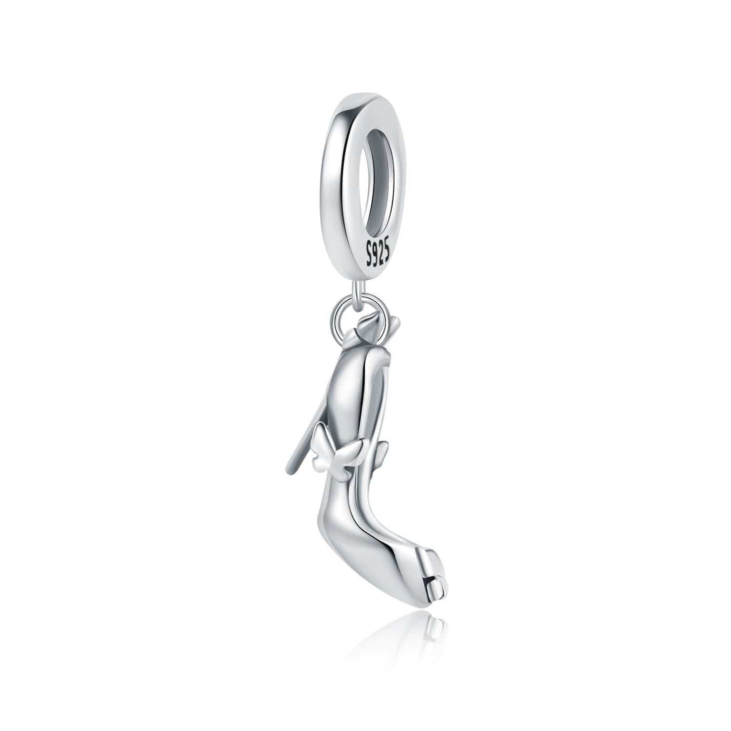 Sparkling High Heel Shoe Charm