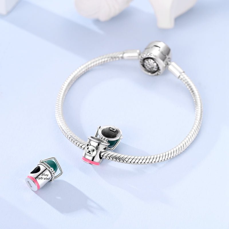 Stay Hydrated Bear Cup Charm
