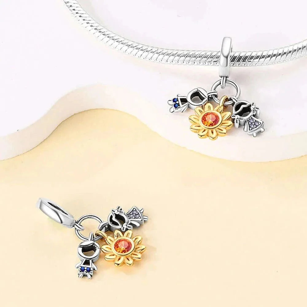 Sun Couple Dangle Charm