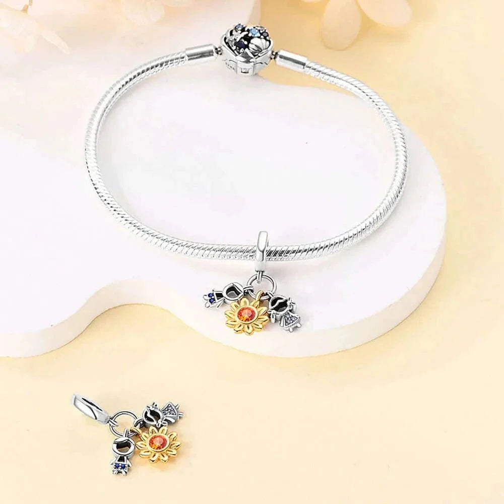 Sun Couple Dangle Charm