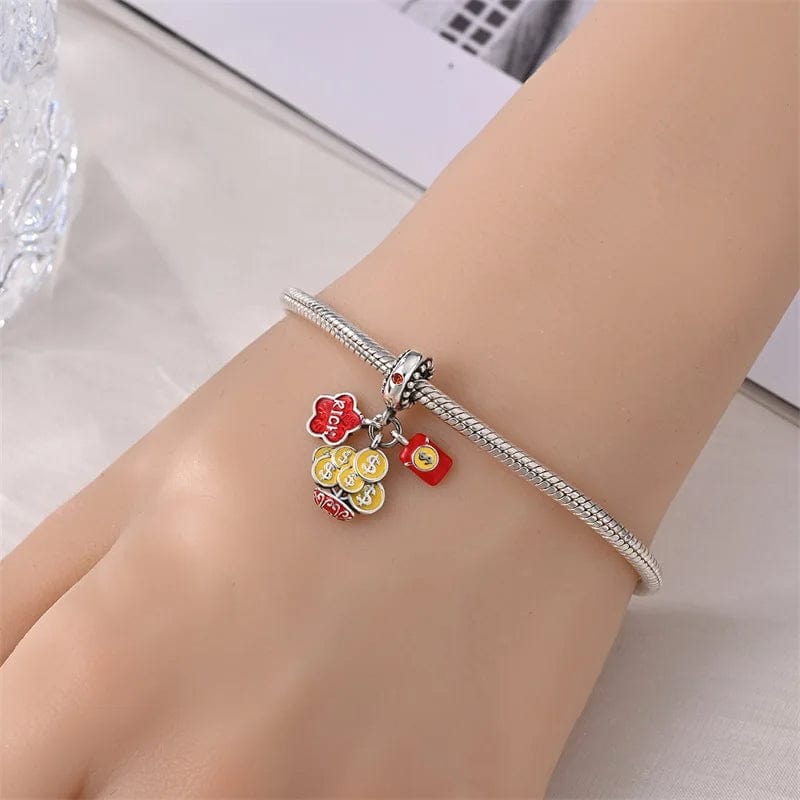 Triple Rich Fortune Dangle Charm