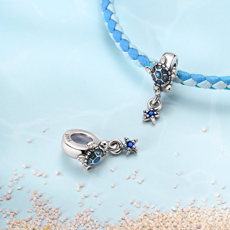 Turtle with Starfish Charm