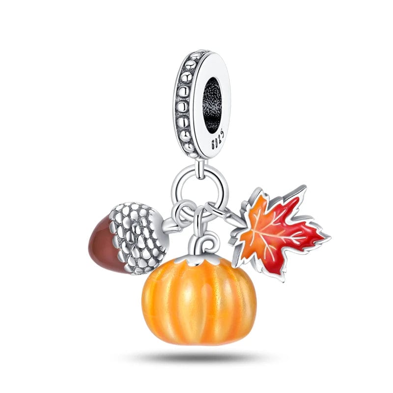 Pumpkin Harvest Charm Duo