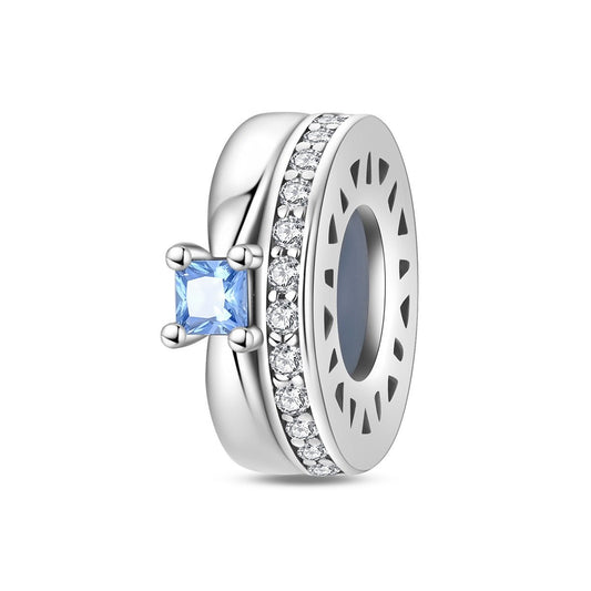 Blue Ring-Style Charm
