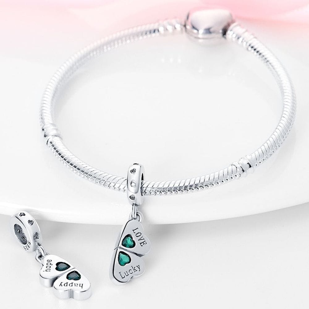 Four Leaf Clover Dangle Charm