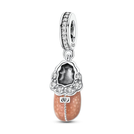 Cozy Winter Slipper Dangle Charm