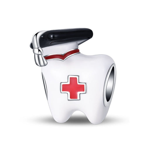 Dentist Graduation Tooth Charm