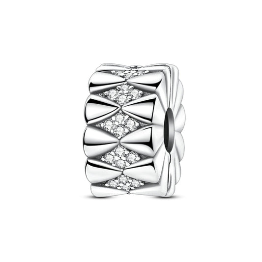 Elegant Diamond Cluster Clip Charm