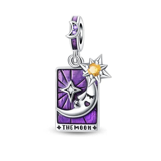 Enchanting Moon Tarot Card Charm
