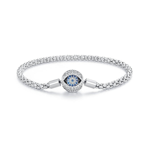 Evil Eye Sparkle Charm Bracelet